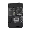 Arvutikorpus Darkflash DY470 Full Tower — must, SPCC, toetab ITX/ATX, HDD 3.5 tolli/2.5 tolli, 1x taga 120 mm, 120 mm küljeventilaatorid