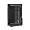 Arvutikorpus Darkflash DY470 Full Tower — must, SPCC, toetab ITX/ATX, HDD 3.5 tolli/2.5 tolli, 1x taga 120 mm, 120 mm küljeventilaatorid