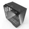 Arvutikorpus Darkflash DY470 Full Tower — must, SPCC, toetab ITX/ATX, HDD 3.5 tolli/2.5 tolli, 1x taga 120 mm, 120 mm küljeventilaatorid