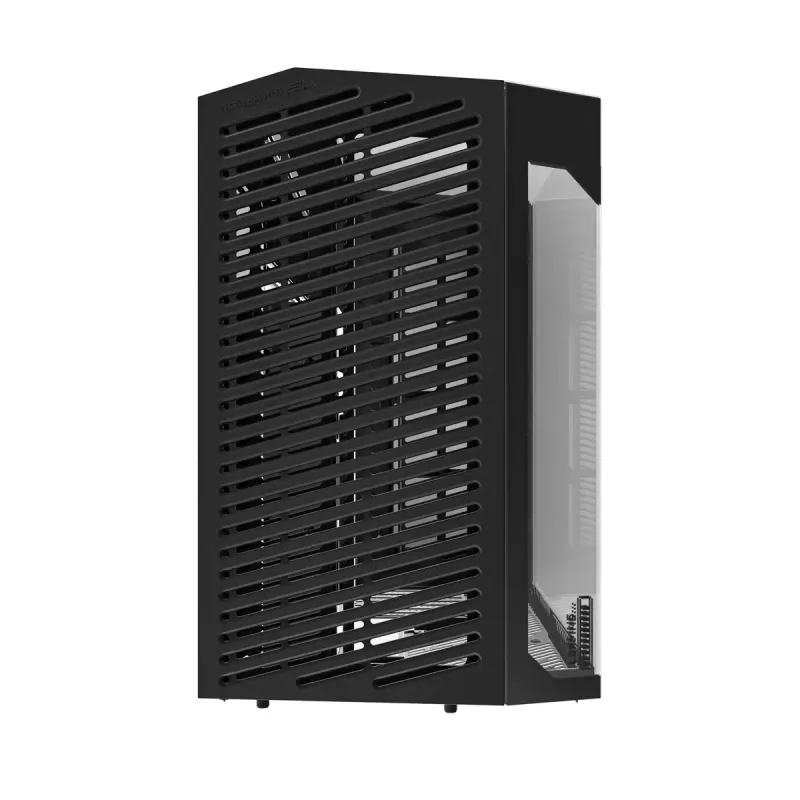 Arvutikorpus Darkflash DY470 Full Tower — must, SPCC, toetab ITX/ATX, HDD 3.5 tolli/2.5 tolli, 1x taga 120 mm, 120 mm küljeventilaatorid