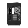 Arvutikorpus Darkflash DY470 Full Tower — must, SPCC, toetab ITX/ATX, HDD 3.5 tolli/2.5 tolli, 1x taga 120 mm, 120 mm küljeventilaatorid