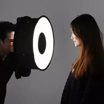 Softbox hajuti Puluz PU5145 45 cm ümmargune kerge fotograafia valgustuse jaoks