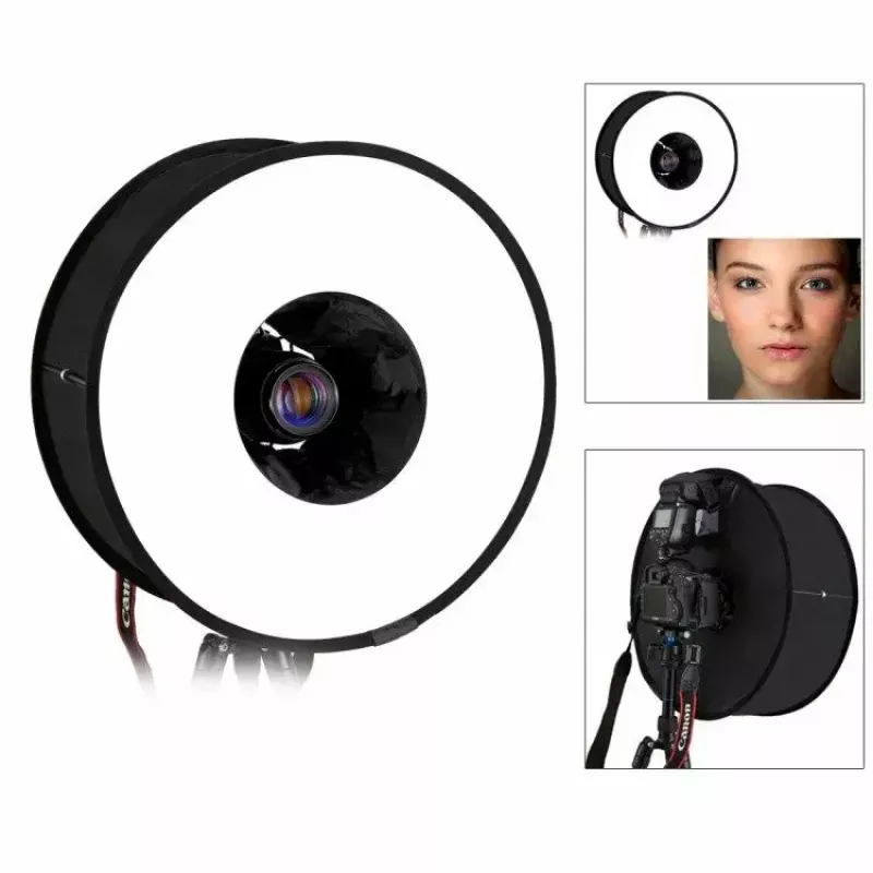 Softbox hajuti Puluz PU5145 45 cm ümmargune kerge fotograafia valgustuse jaoks