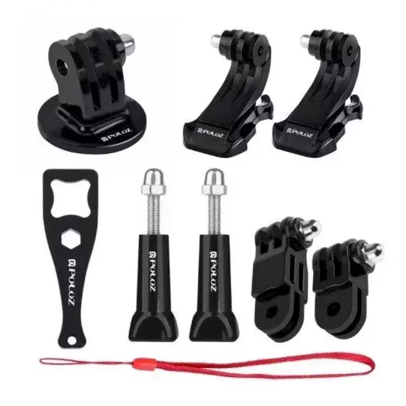 Tarvikute komplekt Puluz PKT11 sportkaameratele — 20 osa, ühildub Osmo Action 5 Pro