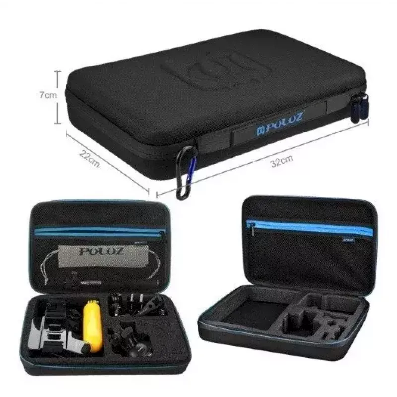 Tarvikute komplekt Puluz PKT11 sportkaameratele — 20 osa, ühildub Osmo Action 5 Pro