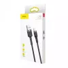 Baseus CALKLF-AG1 Nailonist andme- ja laadimiskaabel USB-C QC3.0 2.4A Lightning-pistikule 0,5 m must, hall