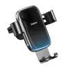 Passiivne hoidik Baseus Glaze Gravity Mobiiltelefon Must