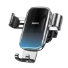 Passiivne hoidik Baseus Glaze Gravity Mobiiltelefon Must