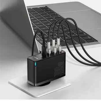 Laadija Baseus GaN2 4 pordiga kiirlaadija 100W