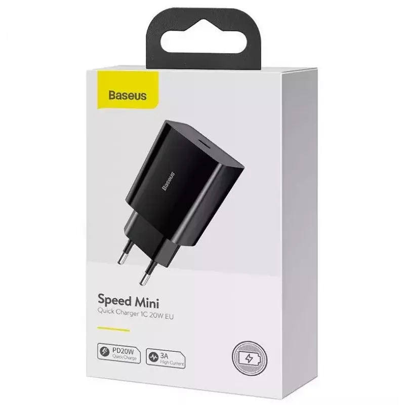 Laadija Baseus Speed Mini Nutitelefon Must