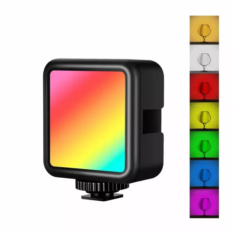 LED RGB lamp Puluz PU560B — reguleeritav heledus ja värvustemperatuur foto- ja videovalgustuseks