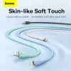 USB 2.0 andmekaabel Baseus Jelly Lightning to USB-A 1,2 m, must
