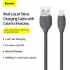 USB 2.0 andmekaabel Baseus Jelly Lightning to USB-A 1,2 m, must