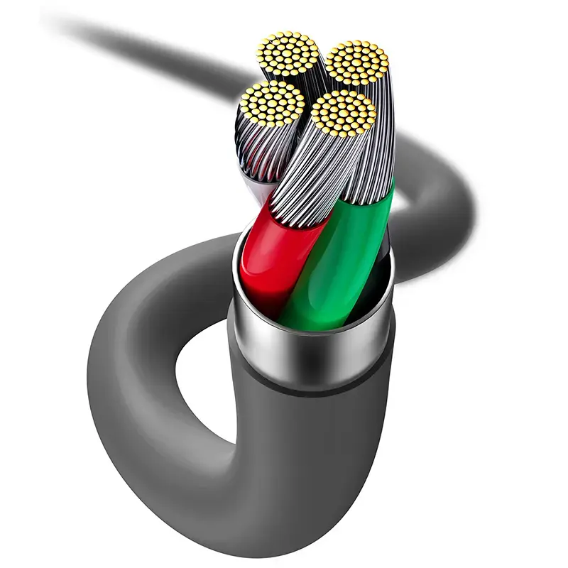 USB 2.0 andmekaabel Baseus Jelly Lightning to USB-A 1,2 m, must