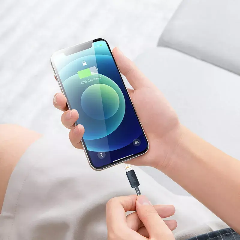 Baseus Dynamic 2m hall Lightning–USB A kaabel
