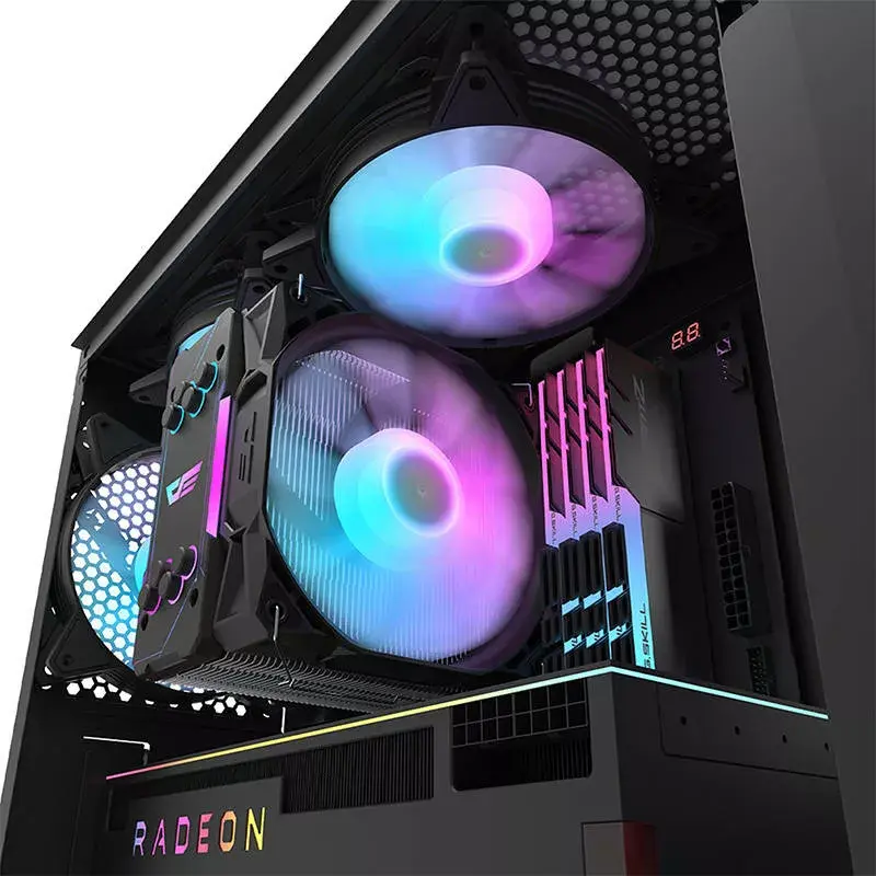 Arvuti korpus Darkflash DK352 Plus ATX Must