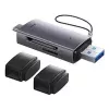 Kaardilugeja Baseus mälukaardilugeja Lite seeria WKQX060113 USB ja USB-C tugi