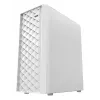 Arvutikorpus Darkflash DK351 Valge Midi Torn, Micro ATX/ATX/ITX, karastatud klaas, valge, 200×390×450 mm