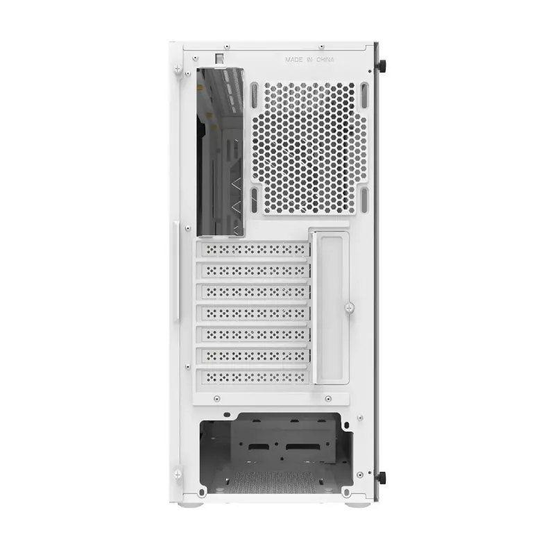 Arvutikorpus Darkflash DK351 Valge Midi Torn, Micro ATX/ATX/ITX, karastatud klaas, valge, 200×390×450 mm