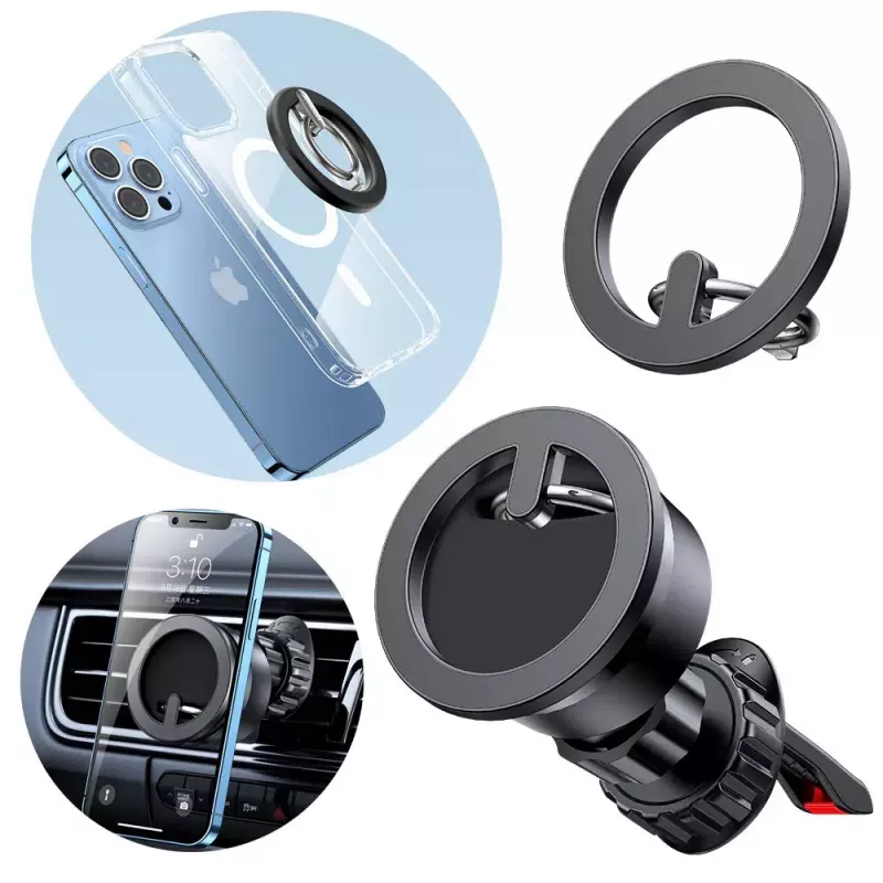 Autohoidik Joyroom JR-ZS294 2-in-1 Magnetiline Alusega — Must