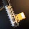 USB-A nurk-Lightning kaabel Joyroom S-UL012A6 1,2 m, must