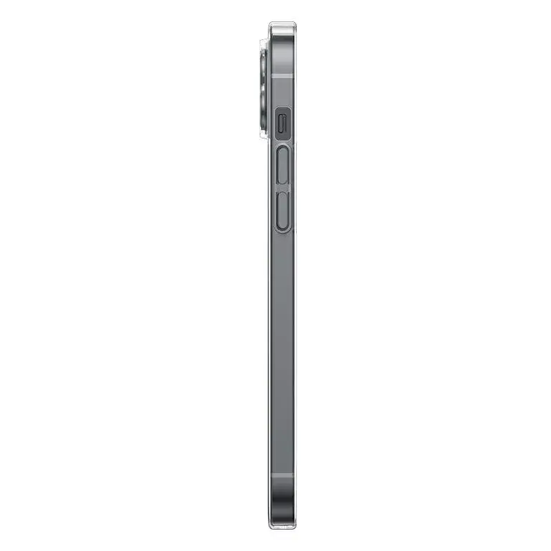 Baseus Magnetic Crystal Clear läbipaistev telefoniümbris iPhone 13-le koos karastatud klaasist ekraanikaitsega