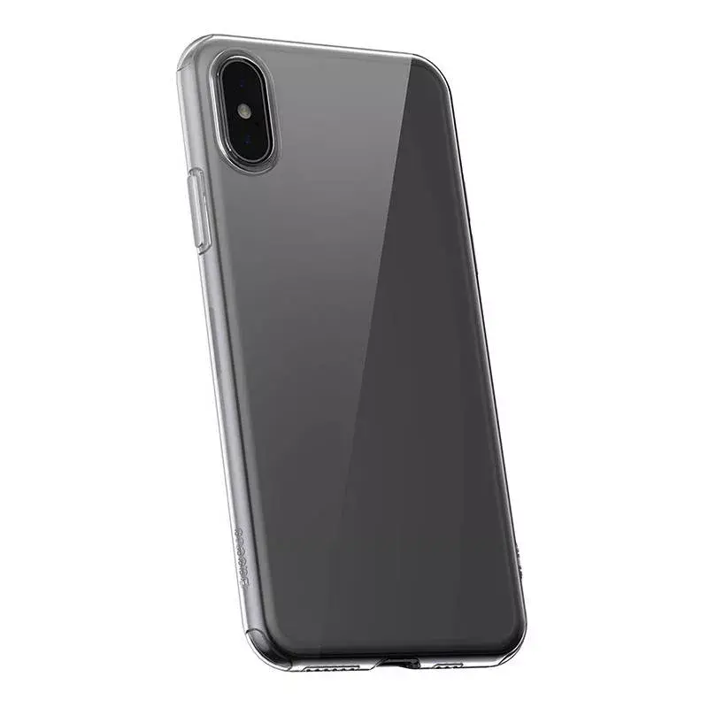 Läbipaistev õhuke kerge ümbris Baseus iPhone XS Max jaoks — läbipaistev kaitsev telefoniümbris