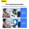 Baseus BA07 Mini Bluetooth-adapter arvutile, USB 5.3 juhtmevaba Bluetooth-dongelvastuvõtja - Must