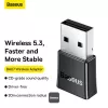 Baseus BA07 Mini Bluetooth-adapter arvutile, USB 5.3 juhtmevaba Bluetooth-dongelvastuvõtja - Must