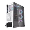 Darkflash DK352 Plus arvutikorpus ATX must ja valge