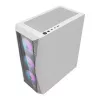 Darkflash DK352 Plus arvutikorpus ATX must ja valge