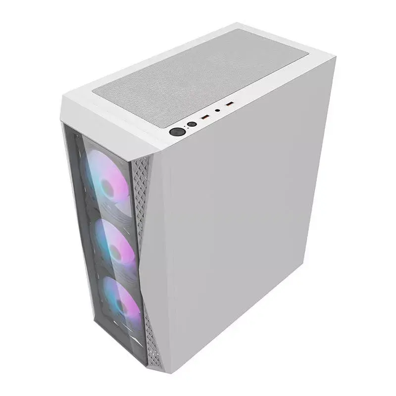 Darkflash DK352 Plus arvutikorpus ATX must ja valge