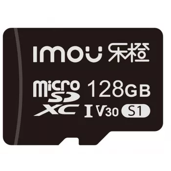 MicroSD mälukaart IMOU ST2-128-S1 — 128 GB, klass 10, U3, V30, NAND, must