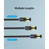 Ethernet patch-kaabel Vention Cat.8 S/FTP 1 m Must RJ-45 Gold-plated