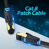 Ethernet patch-kaabel Vention Cat.8 S/FTP 1 m Must RJ-45 Gold-plated