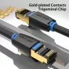 Ethernet patch-kaabel Vention Cat.8 S/FTP 1 m Must RJ-45 Gold-plated