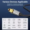 Optiline helikaabel Vention 3 m TOSLINK isane-isasele, hall, nailonkate, kullatud kontaktid