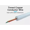 Audio kaabel Vention 3.5mm male to 2×RCA male, 3 m, Must, gold-plated contacts