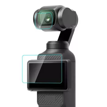 Karastatud klaasist objektiivi- ja ekraanikaitse Puluz DJI OSMO Pocket 3-le PU950T