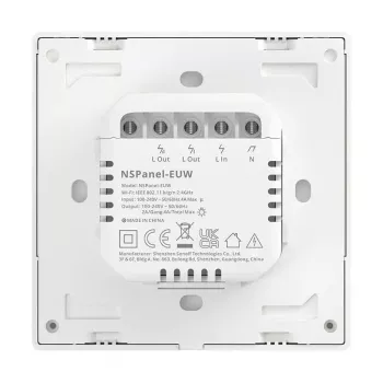 Seinale paigaldatav nutilüliti Sonoff NSPanel WiFi puuteekraaniga juhtimine NSPanel-EUW