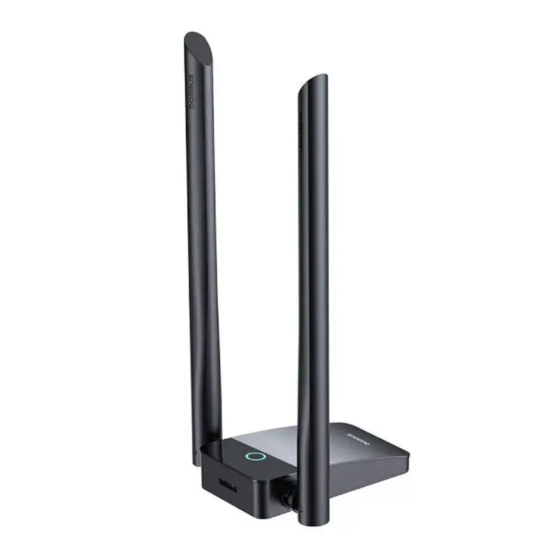 WiFi adapter Baseus FastJoy 1800Mbps must — kaheribaline USB võrguadapter