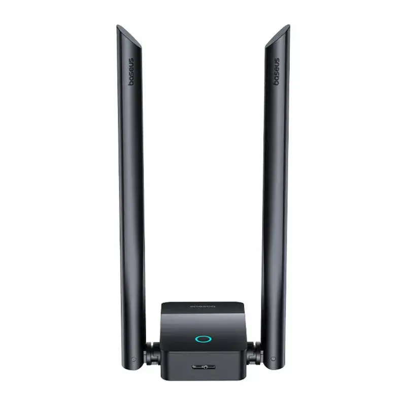 WiFi adapter Baseus FastJoy 1800Mbps must — kaheribaline USB võrguadapter