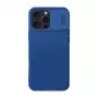 Kaitsev telefoniümbris Nillkin CamShield Pro iPhone 16 Plus jaoks, sinine, liugkaamerakate