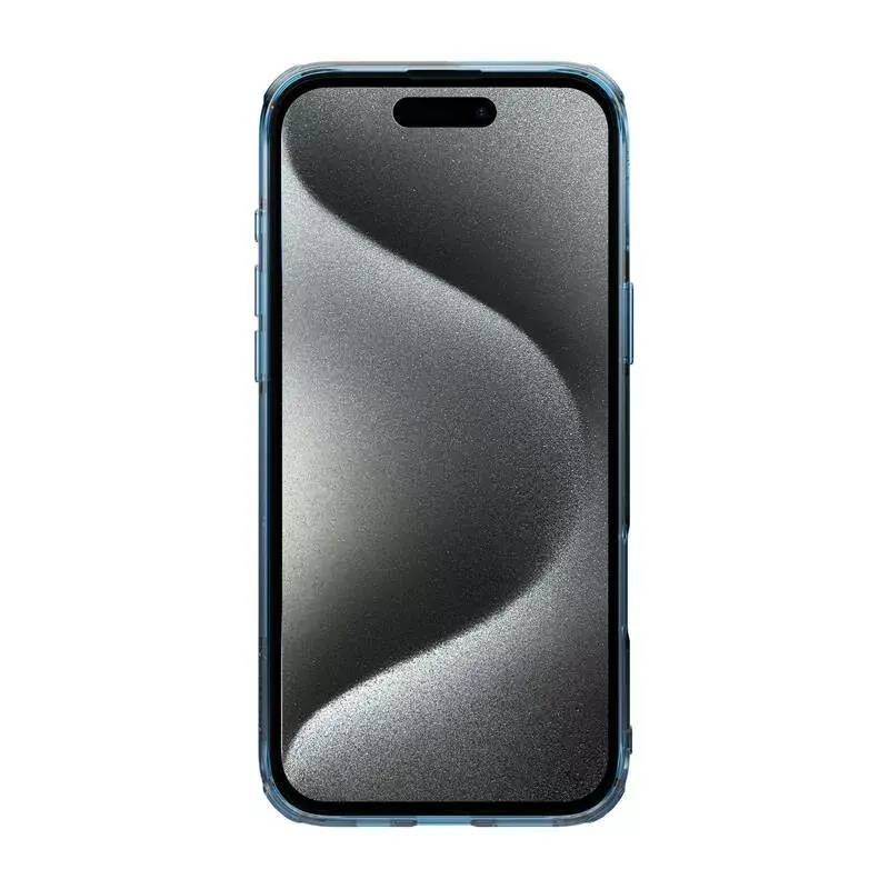 TPU-ümbris Nillkin Nature iPhone 16 Plus jaoks — Magnetiline, sinine, õhuke kaitseümbris