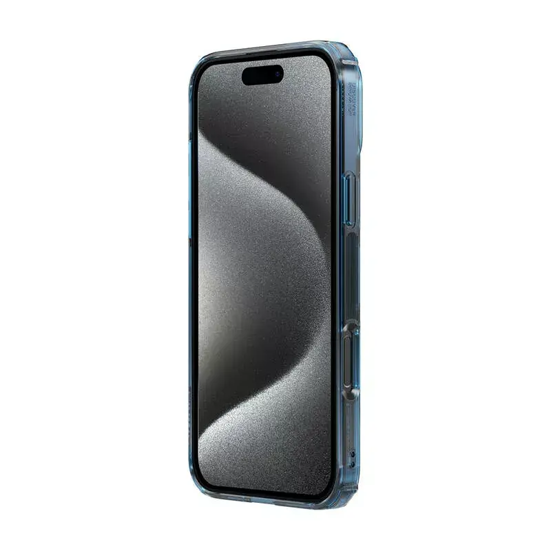 TPU-ümbris Nillkin Nature iPhone 16 Plus jaoks — Magnetiline, sinine, õhuke kaitseümbris