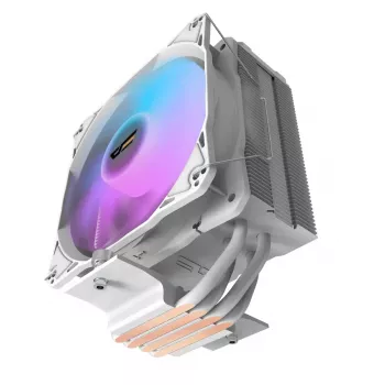 Õhujahuti Darkflash Z4 Pro Mist Valge — 120 mm ventilaator, hüdrauliline laager, 200 W TDP, toetab AM5/AM4/LGA1700/1200/115x