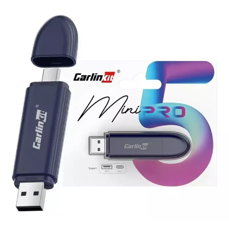 Carlinkit Auto Meediavastuvõtja MINI PRO — must, 81,3×21×10,5 mm