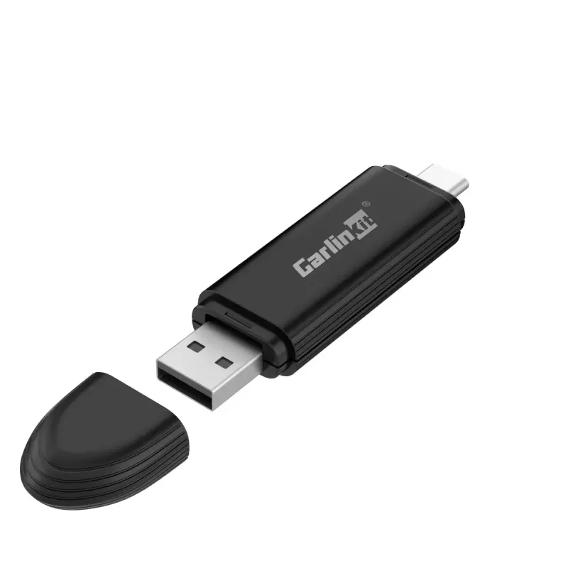 Carlinkit Auto Meediavastuvõtja MINI PRO — must, 81,3×21×10,5 mm