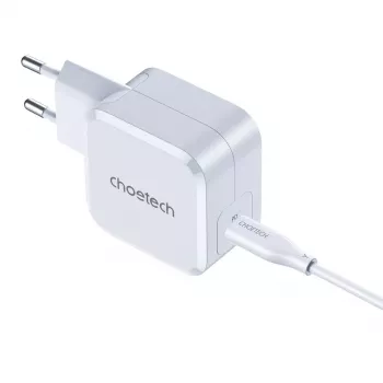 USB-C toiteadapter CHOETECH PD8007 45W EL valge – USB‑C PD 45W