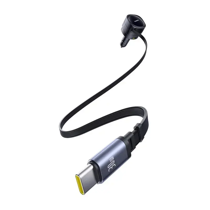 Car Charger Baseus Enjoyment Max 90W koos USB-C ja USB-A portidega